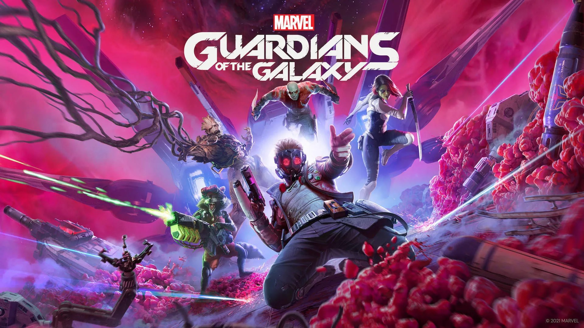 portada de Marvel's Guardians of the Galaxy