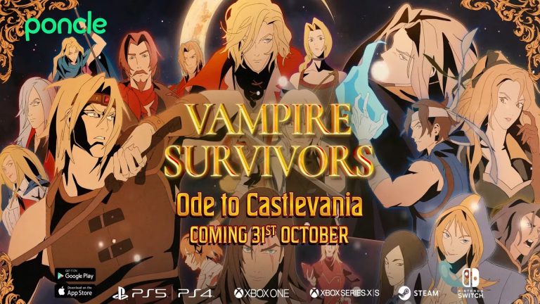 Vampire Survivors: Ode to Castlevania: el DLC más grande llega este Halloween